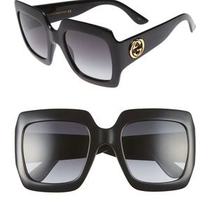 Authentic Gucci 54 square Sunglasses